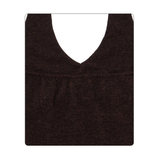 ホルターネックニットベスト_BROWN