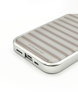 [MADE] stripe case (brown mix)