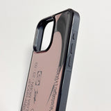 Dusty, Nostalgic Vibes Phone Case (DustyPink/CharcoalGray)