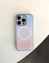 [MADE]ドットコットンキャンディ シルバーエポキシ MagSafe iPhoneケース