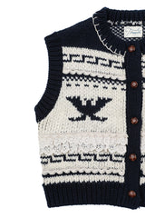 Monet Jacquard Vest [Navy]