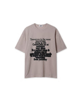 (UNISEX) Lettering Knit Short Sleeve