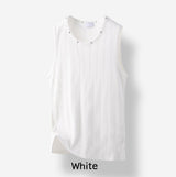 Node Stud Ribbed Sleeveless