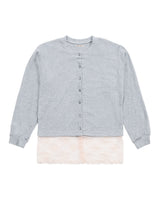 Lace Cardigan Pink/Grey