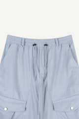 Corduroy big pocket cargo pants