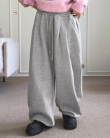 [MADE] Weds Two Pintuck Wide Sweat Jogging Pants