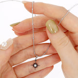 Cubic Star Snake Chain Necklace