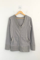 moodfit off-shoulder zip-up