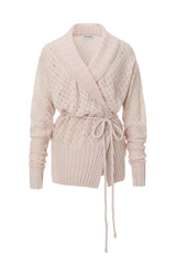 Milky wrap cardigan - pink    