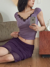 Iris Lace Top