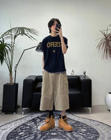 Ferid Stone Washed Cargo Bermuda Pants