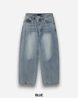 Dart Balloon Denim Pants 3C