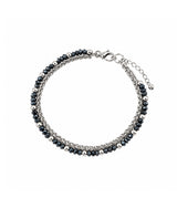 Midnight Beads Layered Bracelet