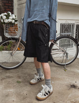 Rizzle non-fade Bermuda denim pants