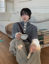 リードSTハイネッククロップニット