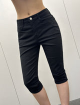 Check Halter Off-Shoulder Semi-Crop T-Shirt