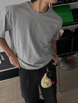 [A-T9990] 20セミUネック半袖Tシャツ (6色)