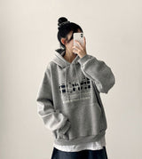 Rika Check Point Fleece Hoodie
