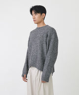 ウールボカシウォーマークロップニット 2color