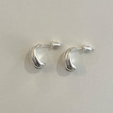 リーフピアス (シルバー)