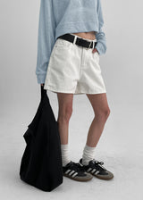 [B-DENIM] COTTON SHORTS 026