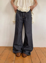 Ismi Non-Fade Wide Bootcut Denim Pants