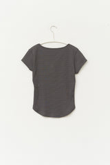 (W) Caps Striped Top