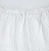 April Banding Mini Skirt White
