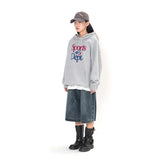 Sports Dept Authentic Logo Hoody - Melange Grey