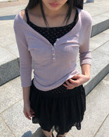レヴィティフローラルスリーブレストップス