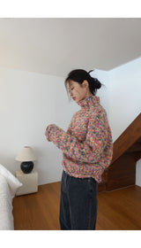 CANDY handmade sweater (with beanie)