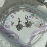 [ITZY Yuna Piercing] The Little Butterfly Huggies Piercing