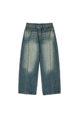 rv line denim pants (blue)