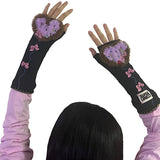 Heart fur warmer -brwon