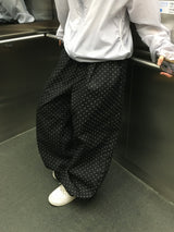 [Ritcore MADE] ミニドットワイドデニムパンツ (2c)