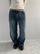Soyan denim wide pants
