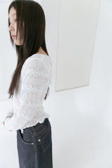rose frill top(2colors)