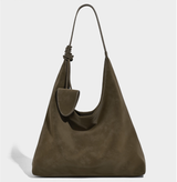 Autumn Winter Faux Leather Soft Tote Shoulder Bag