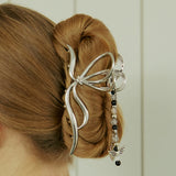 バタフライビーズメタルヘアクルー