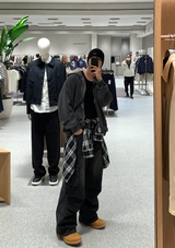 Wibird Pigment Supima Two-Way Hooded Zip-Up