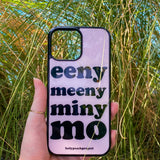 [MADE] eeny meeny miny mo Glass Bumper iPhone Case - Strawberry Milk
