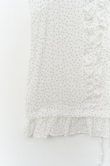 (W) Avo Frill Dot Blouse (2color)