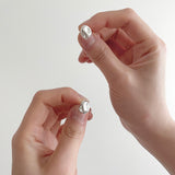 EGG STONE EARRING