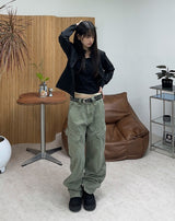 Epin Eyelet Crop Jacket