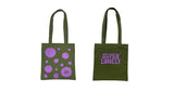 dot gem canvas bag - khaki
