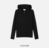 [기모] スリムゴルジマッスルフードハーフジップアップ(4color)