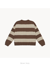 LMN ブティルーズフィットツイストドーナッツクラッカーニットウェア(4 colors)