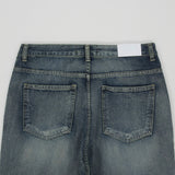  Ront Brush Flare Denim Pants 2C