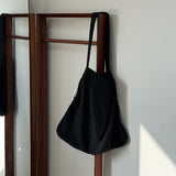 Daily eco bag_corduroy dot black