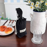 【MADE】Canvas waterproof Tumbler cross bag - Black